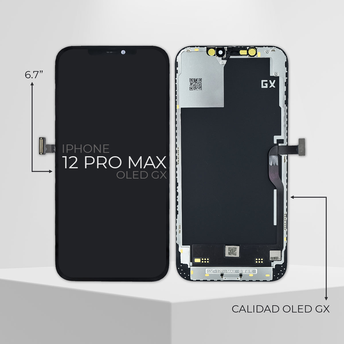 Pantalla Compatible Con iPhone 12 Pro Max Oled GX