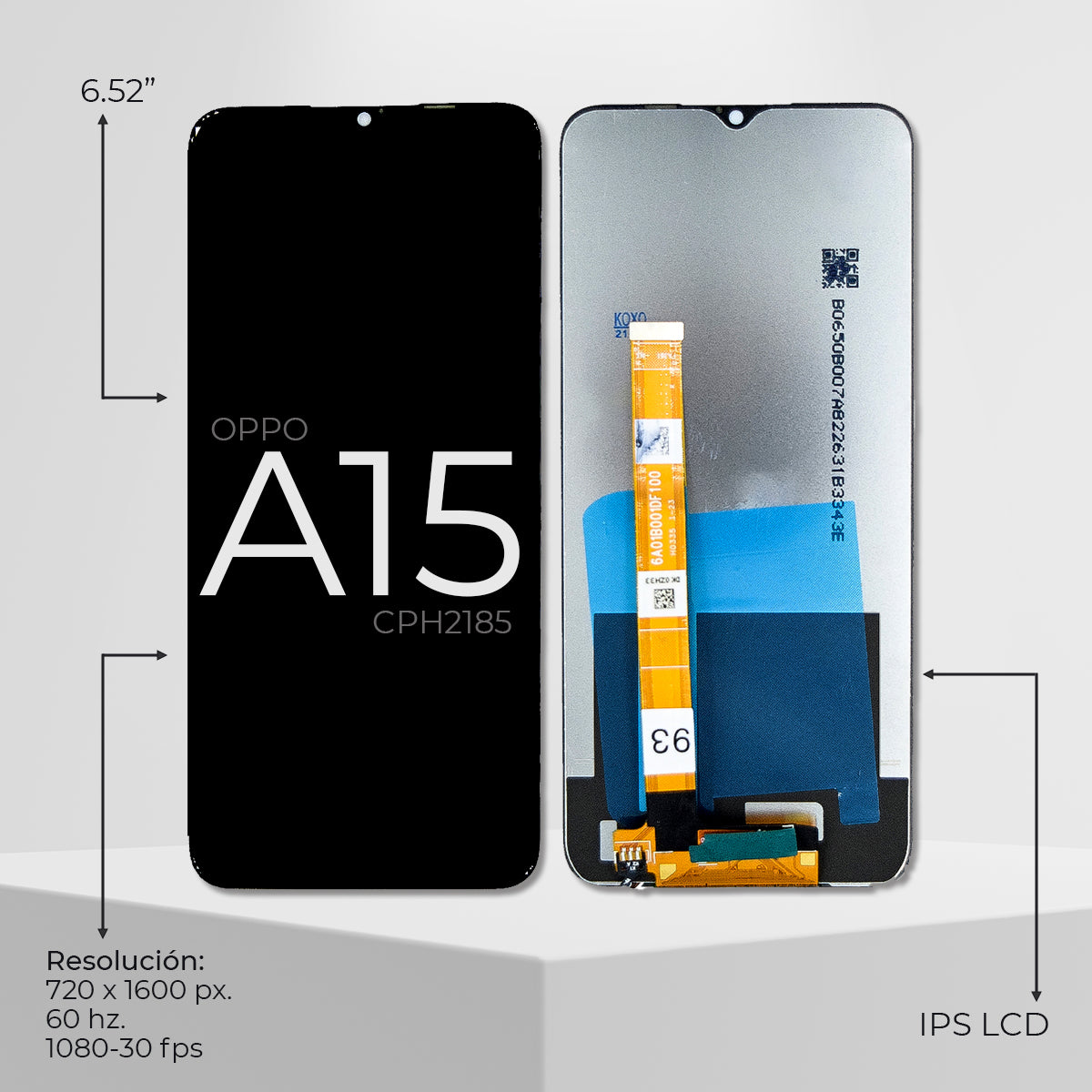 Pantalla Compatible Con Oppo A15 / A15S / Realme C15