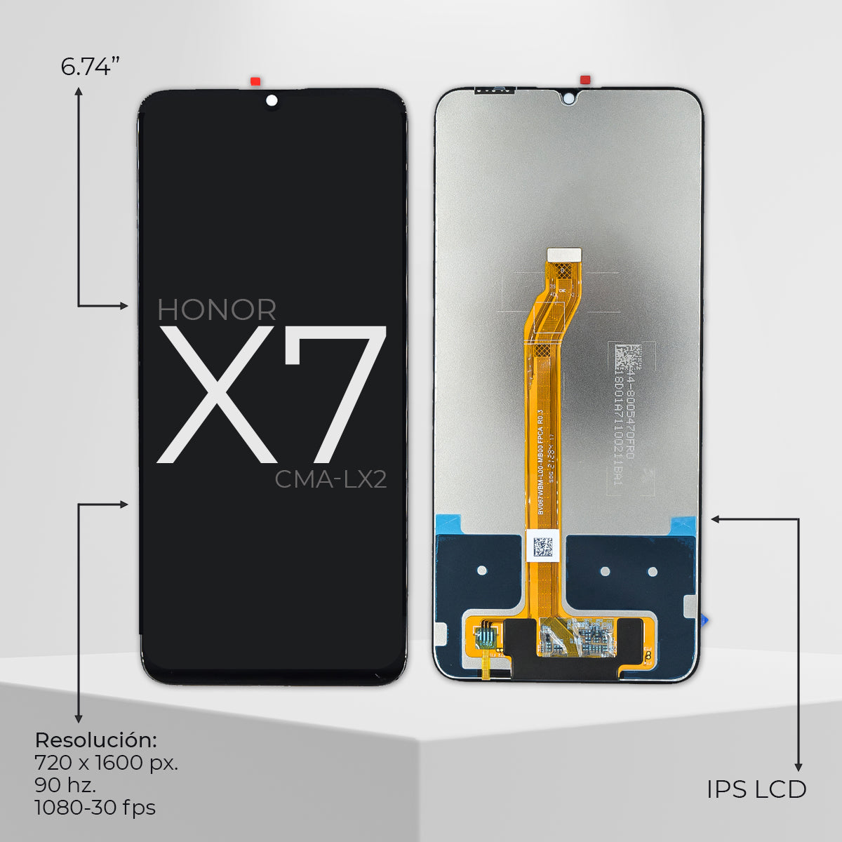 Pantalla Compatible Con Honor X7