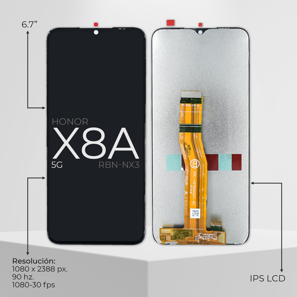 Pantalla Compatible Con Honor X7A
