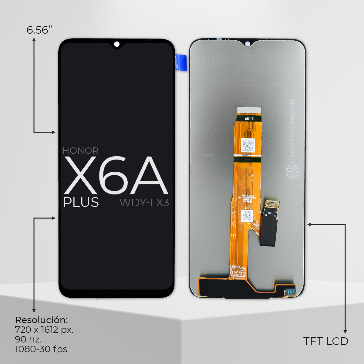 Pantalla Compatible Con Honor X6A / X6A Plus / X5 Plus