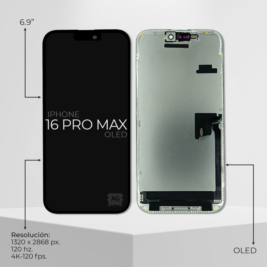 Pantalla Compatible Con iPhone 16 Pro Max