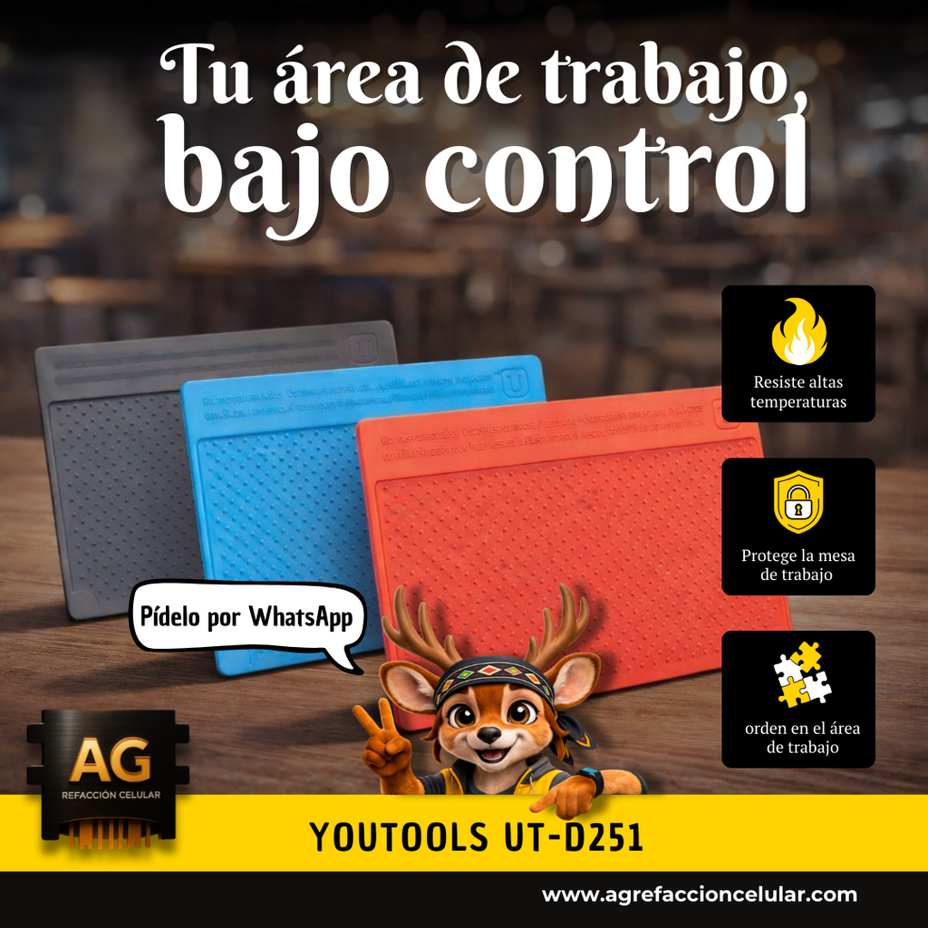 Tapete Anti-estático Youtools UT-D251 500°c