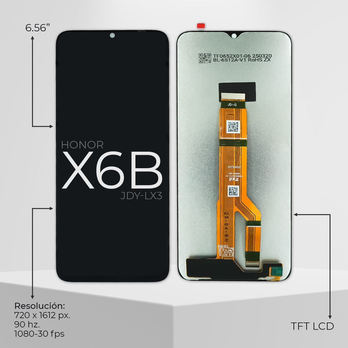 Pantalla Compatible Con Honor X6B 4g