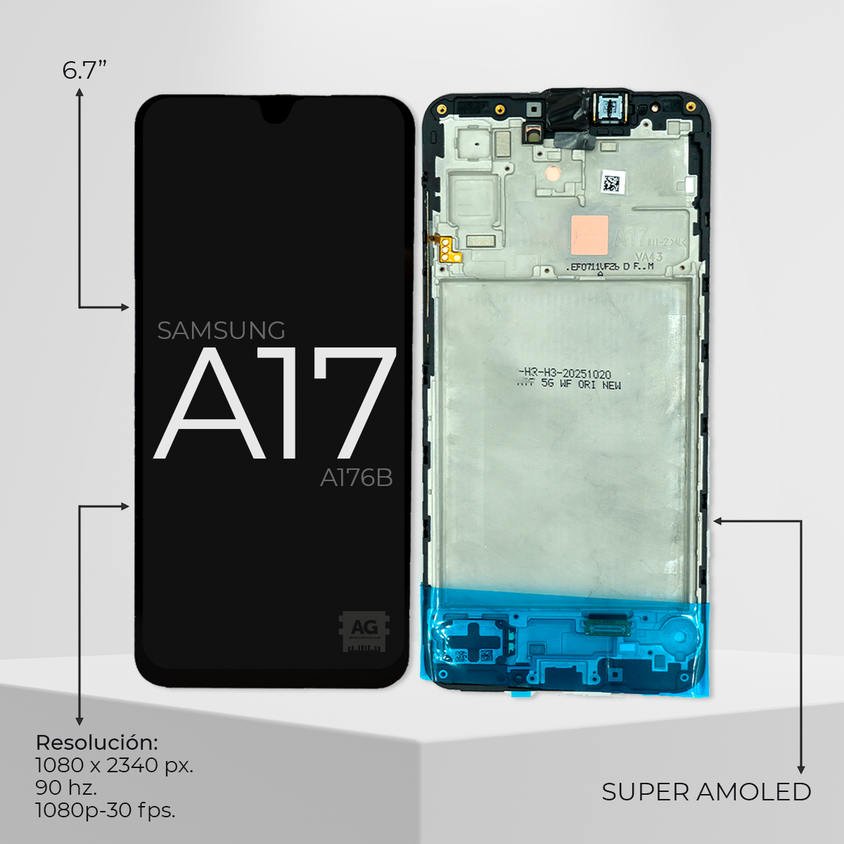 Pantalla Compatible Con Samsung A17