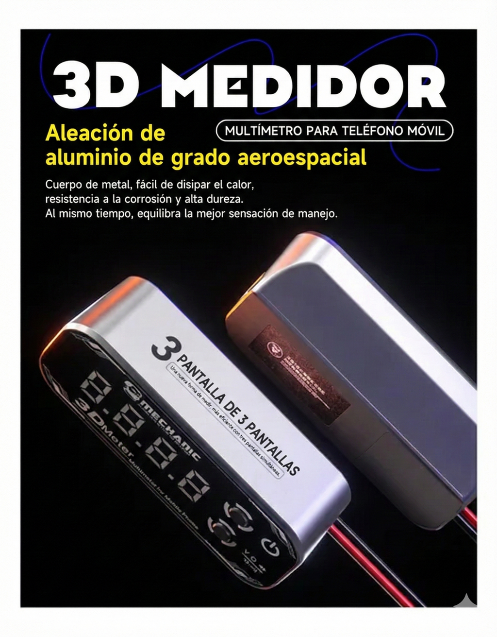 Multimetro De Celulares Mechanic 3d Detective 3.0