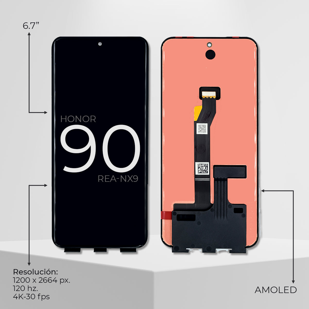 Pantalla Compatible Con Honor 90
